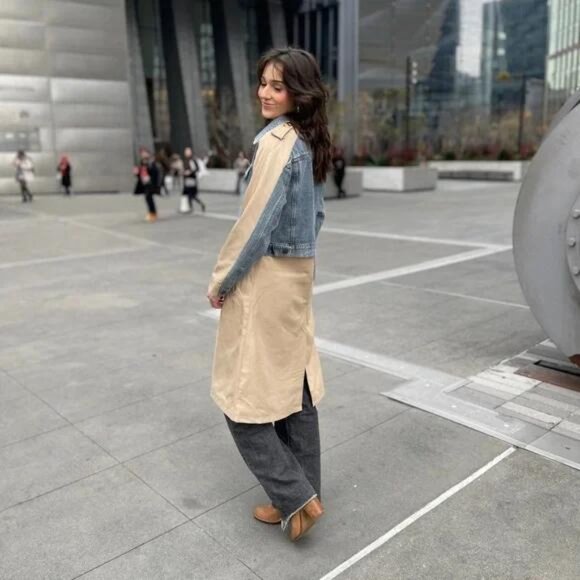 Galita Hybrid Denim Trench Coat - Picture 5 of 16